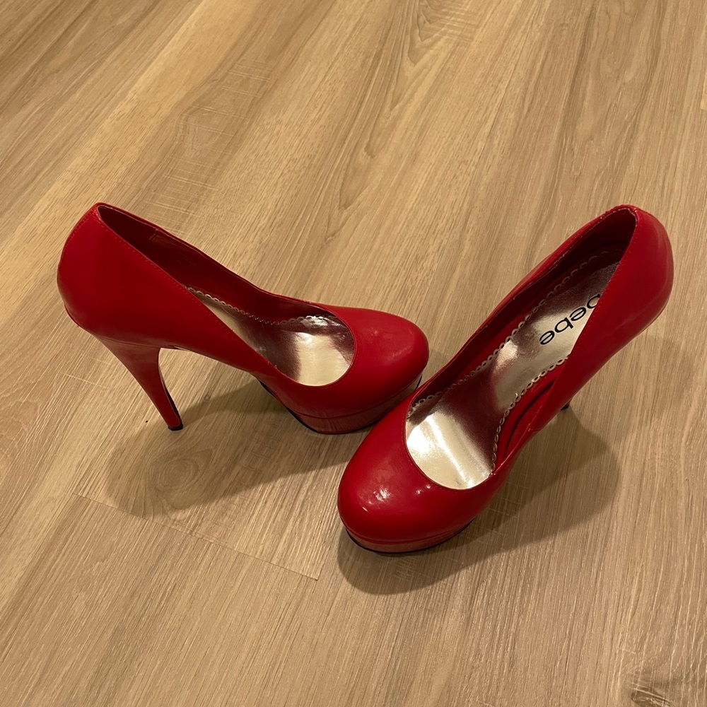 Bebe red pumps - Picture 9 of 11